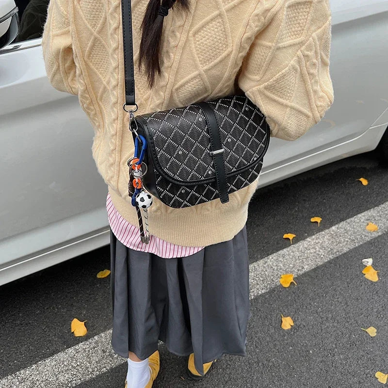 Unique Leisure Diaper Bag Crossbody Shoulder Bag Women Handbag Tote Large Capacity Luxury Brand Letter Logo