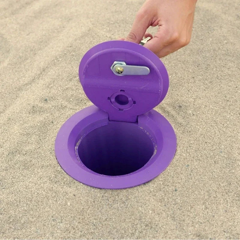 Waterproof Beach Safe, Sandproof Organizer Pouch For Phone, Keys, Sunglasses, Cash | Portable Outdoor Storage Box