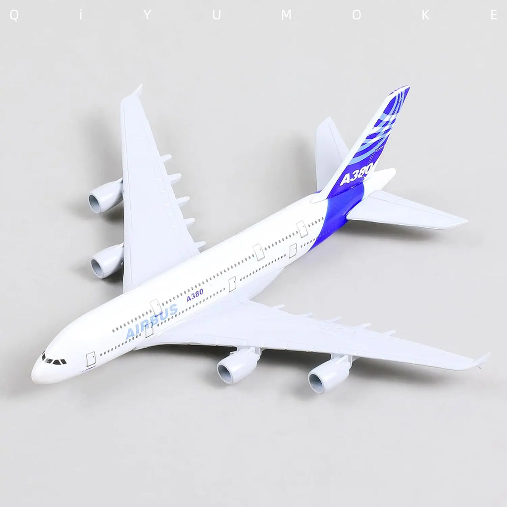 16cm A380 Prototype Model Plane Diecast Metal with Display Plane Stand Adults Airplane Toy Aviation Gift or Desktop Collection