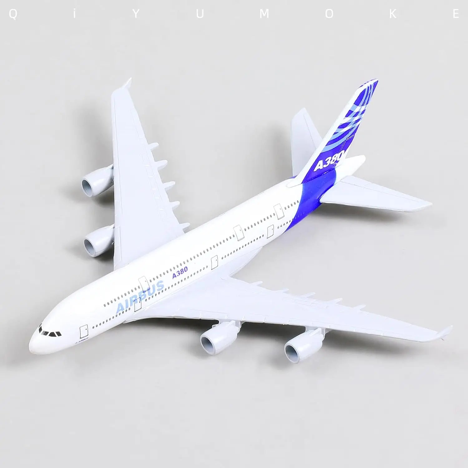16cm A380 Prototype Model Plane Diecast Metal with Display Plane Stand Adults Airplane Toy Aviation Gift or Desktop Collection