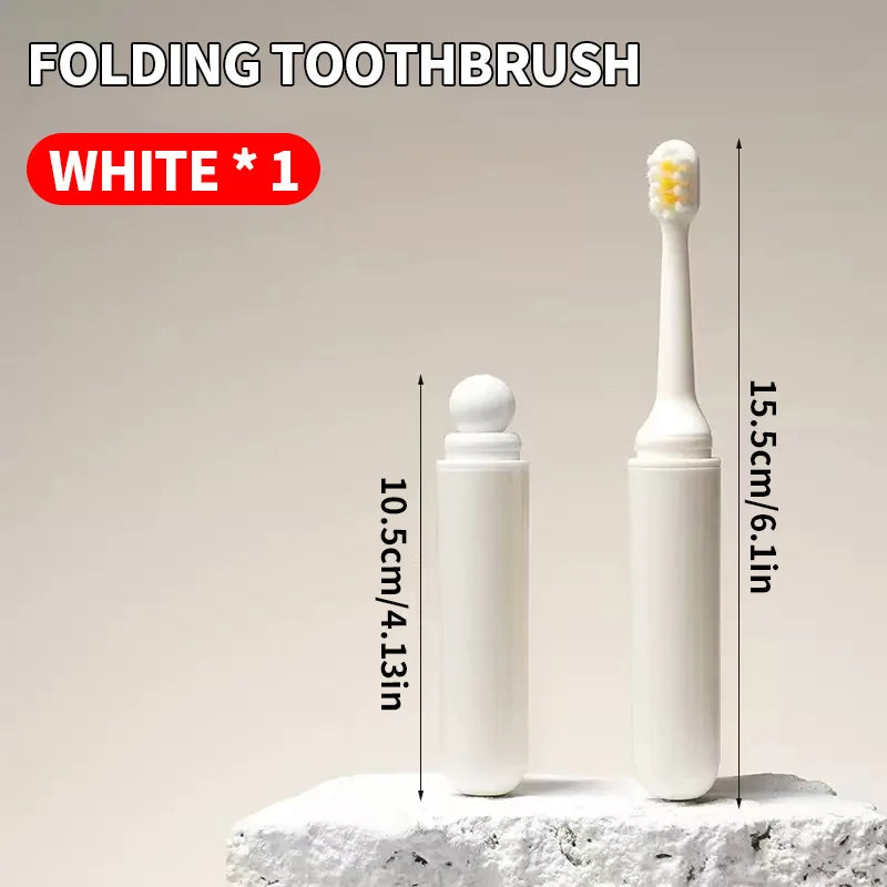 Travel toiletries set -3-in-1 convenient mouthwash cup, toothbrush, toothpaste storage box - essential for business trips