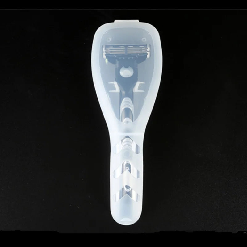 Travel Shaver Case Razor Box Blades Holder Plastic Suitcase Holder Baggage Boarding Portable Packing Organizer Accessories
