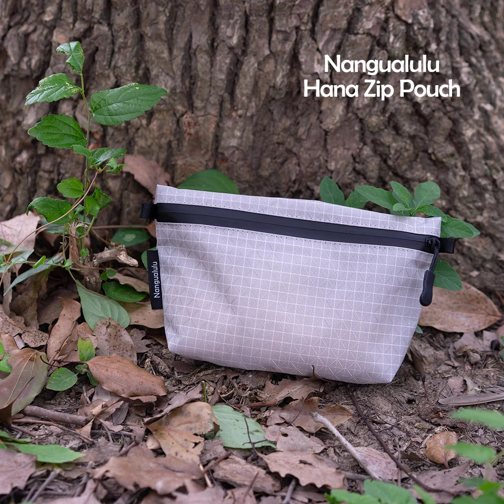 16g Lightweight Waterproof EDC Pouch for Outdoor Hiking Camping with Zipper and Passport Storage