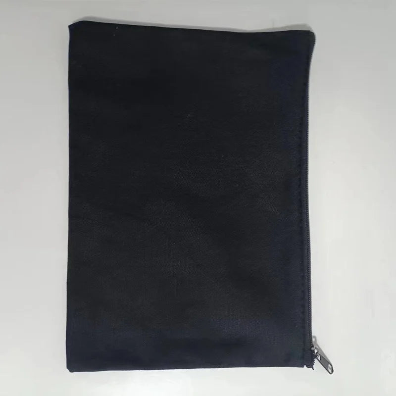 10/20/50 Canvas Zipper Bag, Stationery Packaging Bag, Change Storage Bag, Small Business Gift Bag Customizable Logo