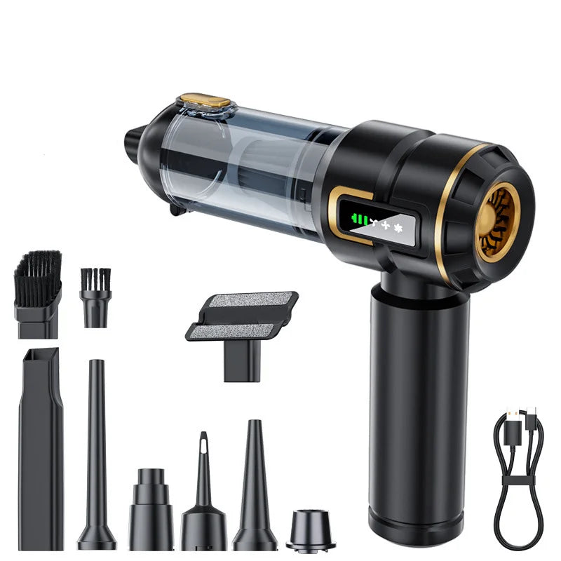 998000PA Strong Suction Cordless Mini Handheld Car Vacuum Cleaner Portable Wireless Auto Home Cleaning Vacuum