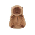 1PC Backseat Car Tissue Box, Hanging Plush Holder, Cute Capybara Design, Soft Interior Accessory, Universal Fit, Easy To Install