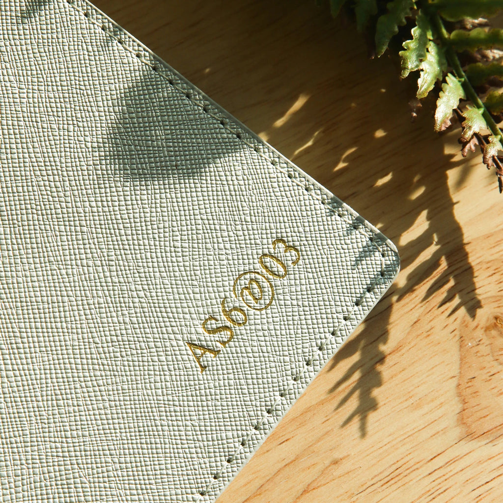 Personalized Passport Holder Customized Hot Stamping Name Passport Customize Letters Cover Passport Holder Travel Wallet