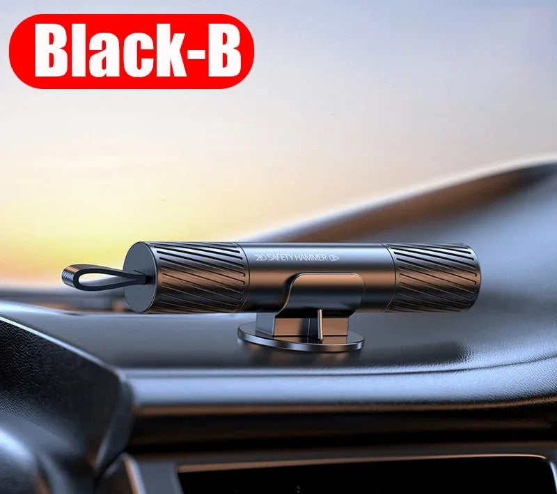 Aluminum Alloy Car Safety Rescue Hammer Automatic Seat Belt Cutter Window Breaker Emergency Rescue Tool