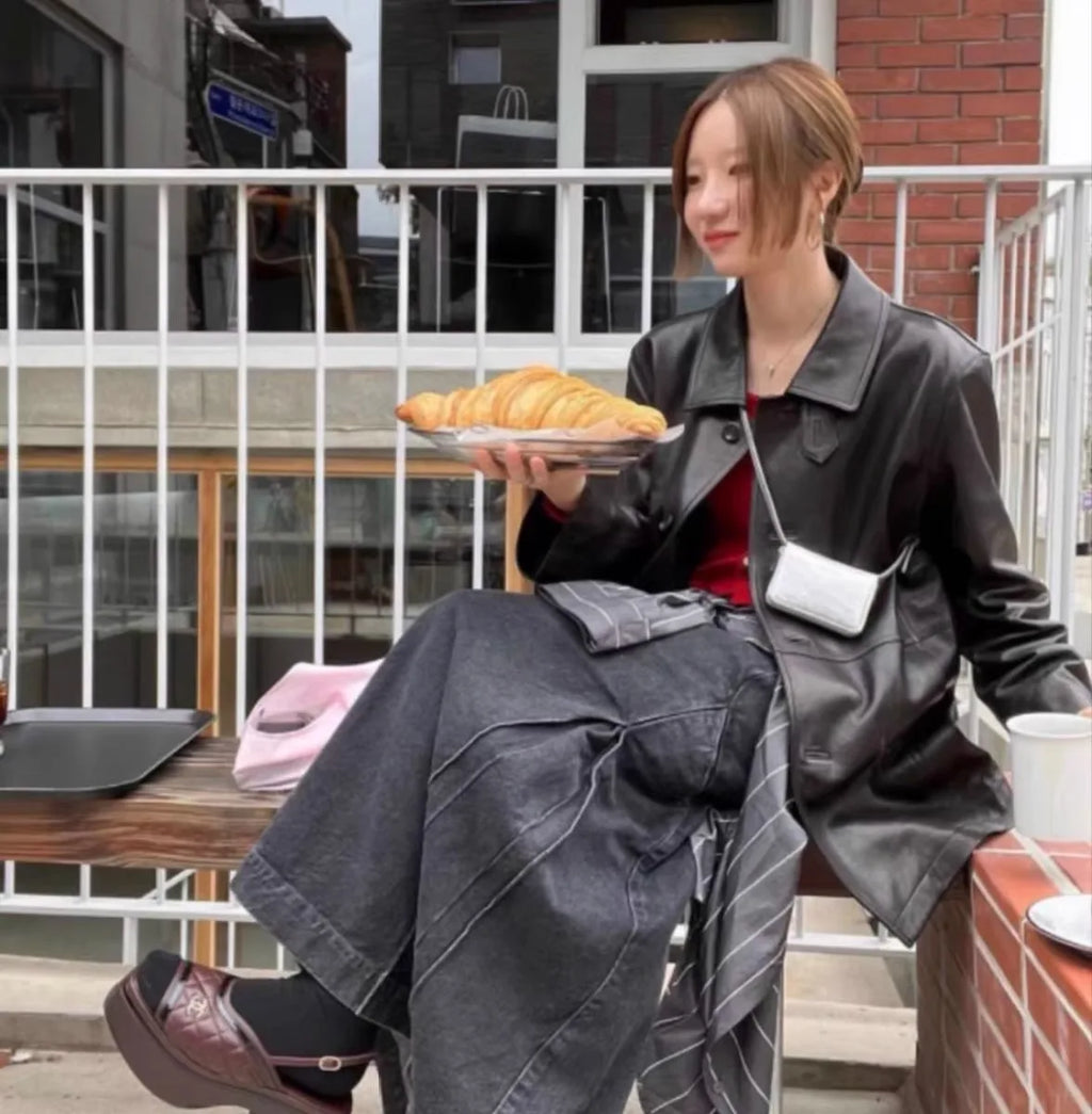 Cute Female Card Bag Small Square Bag PU Fashionable Mini Crossbody Bag European American Style High-end Retro Shoulder Bag