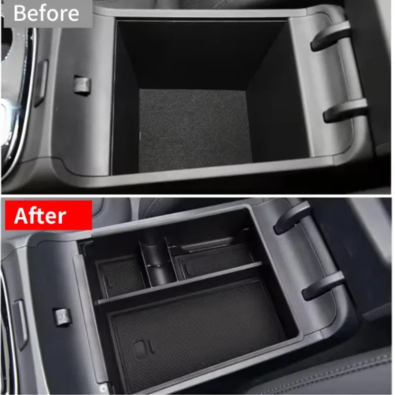 Organizer Container Accessories Car Center Console Armrest Storage Box Tray for Hyundai Tucson NX4 2021 2022 2023