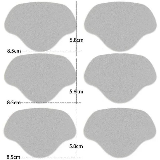 6pcs Shoe Repair Stickers Fabric Heel Protector Anti-Wear Repair Holes Self-adhesive Patches Insoles Pad Foot Care Insert