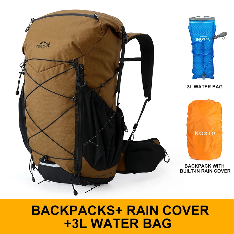 45L Hiking Internal Frame Backpacks with Rain Cover for Camping,Backpacking,Travelling