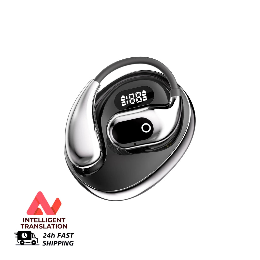 XG99 Translator Headphones 144 Languages Real Time Two-Way Translation Bluetooth Headset Waterproof Earbuds for Business Travel