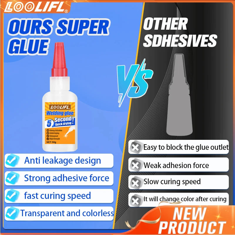 LOOLIFL OIL-BASED WELDING GLUE SUPER EXTRA STRENGTH GLUE FOR PLASTIC AND METAL WELDING WOOD METAL GLASS CERAMICS JEWELRY REPAIR GLUE MULTIFUNCTIONAL OIL-BASED PRIMARY GLUE.