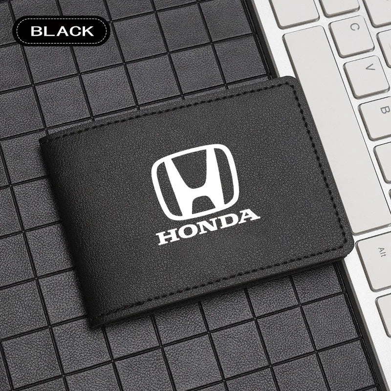 Car Wallet Card Holder Driver License Cover Driver License Bag For Honda Civic Accord Fit Jazz Pilot Odyssey City HR-V Passport