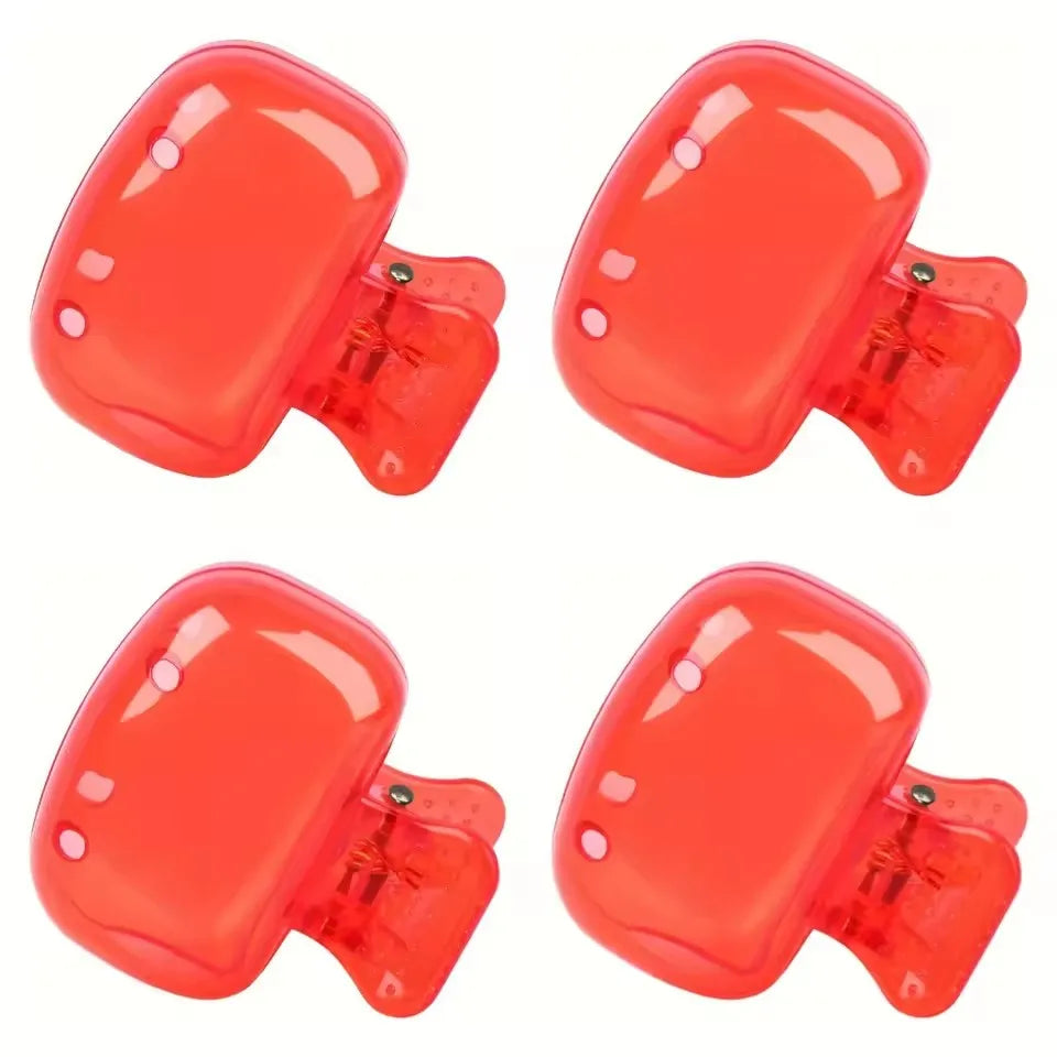 1/2/4PCS Toothbrush Head Covers - Travel Protector Cap Case, Color Combo Clip for Household & Camping, Durable Plastic Portable