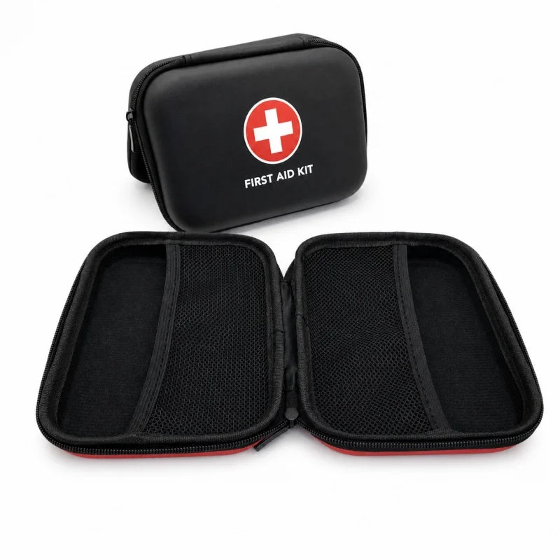 Waterproof EVA Hard Shell Case Portable First Aid Kit Mini Rescue Survival Kit For Home School Travel Car Medical Storage Case