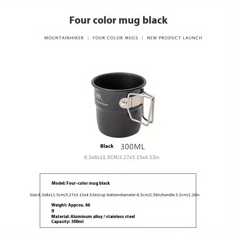 Mountainhiker Camping Cups Aluminum Cups Travel Cutlery Picnic Utensils Outdoor Gear Travel Cooking Sets Cookware Hiking