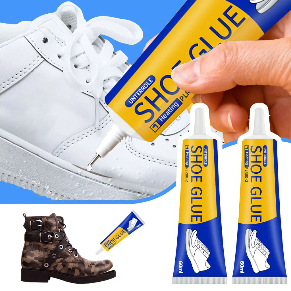 60ml Shoe Repair Adhesive Quick-drying Low Odor Strong Adhesive Soft Resin Shoe Glue for Fixing Worn Shoes or Boots