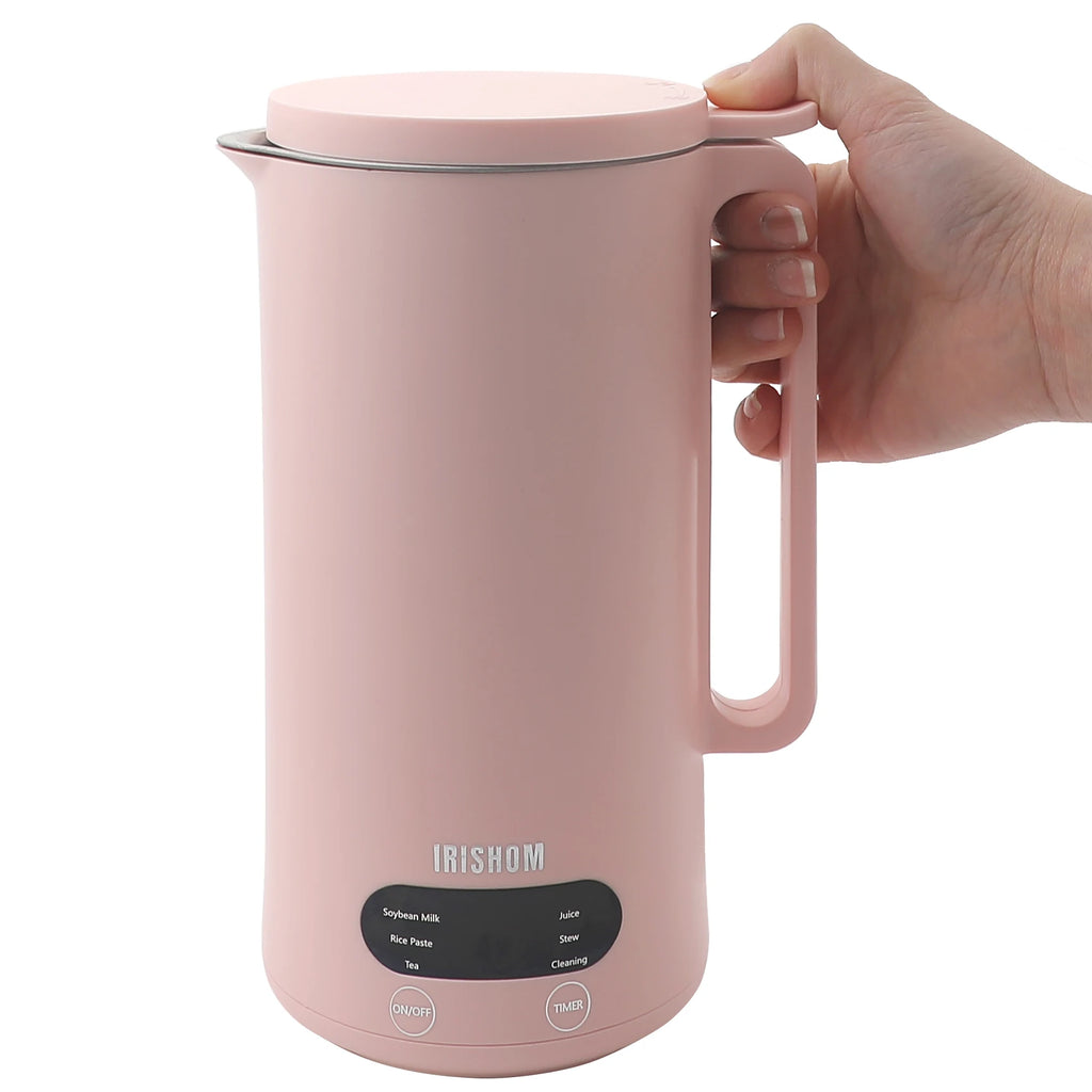 Mini Soy Milk Maker Automatic 110V/220V Multi-Functional Portable Blender No-Filtering Required for Quick And Easy Milk Preparat