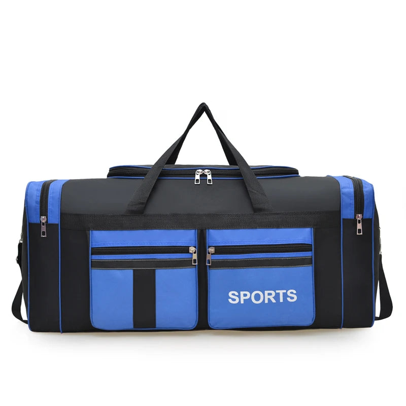 Men's Foldable Travel Bag, Sports Travel Bag, Moving Bag, Cross-Body Storage Luggage Bag