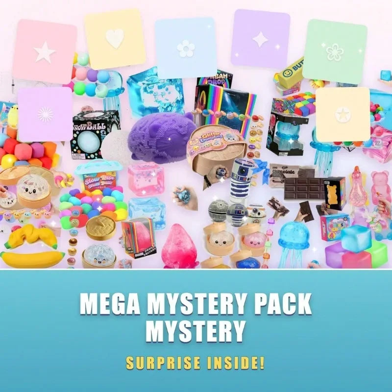 Fun Style Mystery Squish Blind Box Random Cute Sensory Squeeze Toy Stress Anxiety Relief Fidget SurpriseGift For All Ages