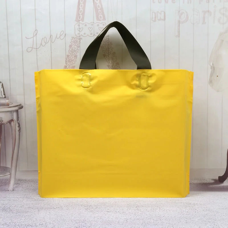50Pcs Customized gift bags for birthday party wedding plastic bags candy gift boxes for clothes packaging bags for printing logo