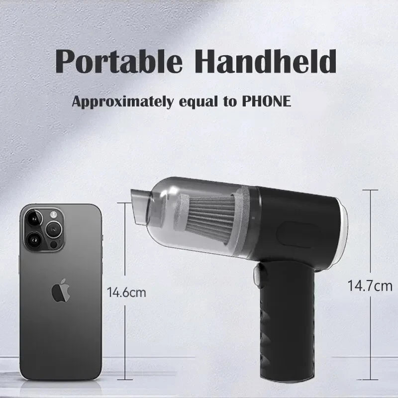 9880000PA Vacuum Cleaner 120W Wireless Super High Power 2-in-1 Wet Dry Dual-use Portable Powerful Suction Vacuum Cleaner For Car