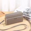 Ladies Wallet Double Layer Large Capacity Clutch Shoulder Bag Crossbody Mobile Phone Bag Coin Purse Card Holder Female Handbags