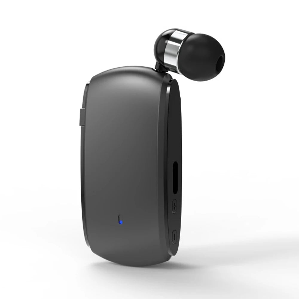 K68 Multi-functional Retractable Cable Bluetooth Headset Sports Headset with Card Recording MP3 Lavalier Headset