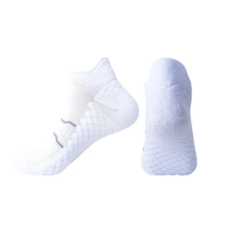 Women's sports socks, badminton socks, moisture-wicking massage socks, running socks, breathable, odor-resistant, shock-absorbin