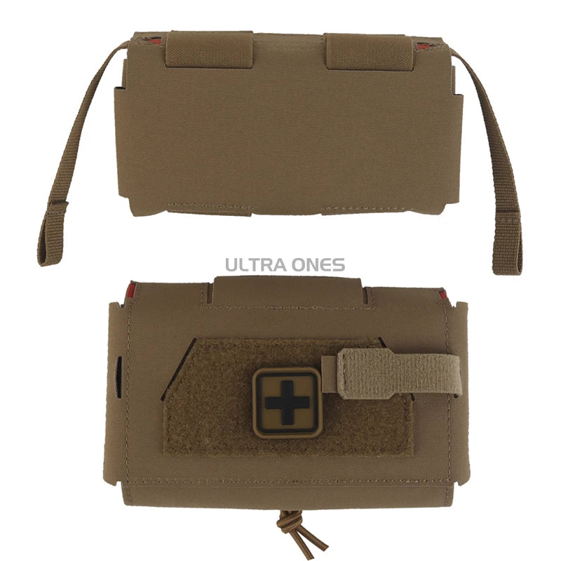 Tactical Compact Trauma Kit Quick Pull Split Hunting Hiking IFAK Medical First Aid Pouch Outdoor Camping Survival Equipment