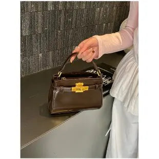 Trendy Diaper Bag Fashionable High End Minimalist Crossbody Bag For Ladies Shoulder Bag Leather Large Capacity