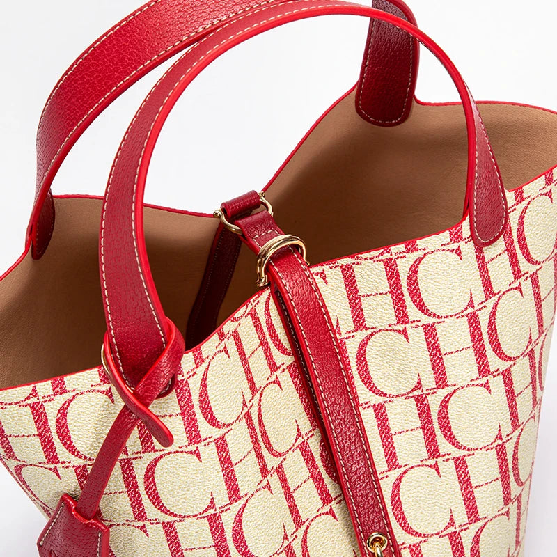 CHCH Tote Bag 2024 Brand New Letter Printed Handbag Mommy Shopping Bag