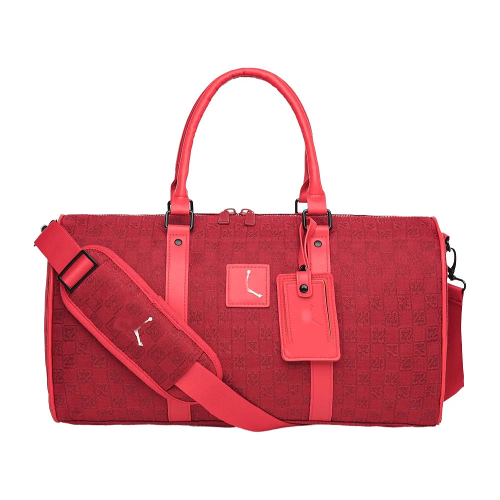 Lightweight Large Capacity Sports Fitness Bag for Travel And Business Trip Unisex Casual Travel Style Breathable PU Material
