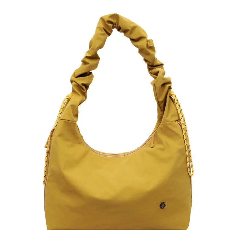 New Women Crossbody Bags Fashion Nylon Tote Shoulder Bag Large Capacity Lazy Style Korean Version Texture Casual Bags for Travel