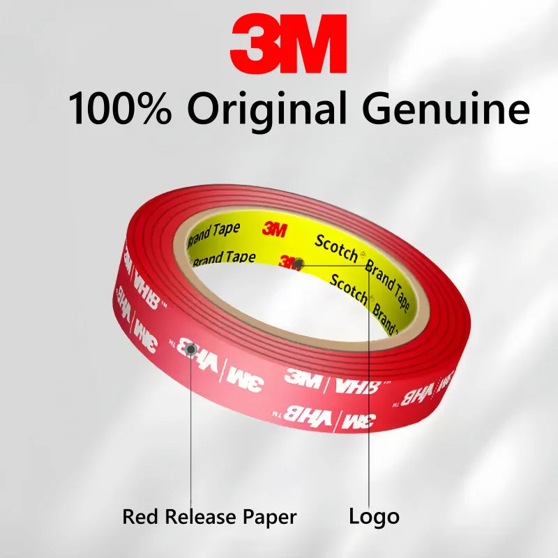 1 Roll Original 3M VHB Tape 5952 Double-Sided Tape Heavy Duty Industrial Mounting Acrylic Foam Tape Automobile Vehicle Tape