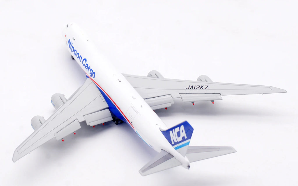 B632101 Alloy Collectible Plane Gift HX Models 1:400 Nippon Cargo Boeing B747-8F Diecast Aircraft Jet Model JA12KZ
