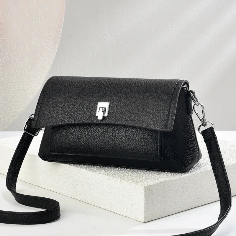 New Fashionable Macaron Style Mini Square Bag Multi-Layer Large Capacity Shoulder Bag for Women Cross-Border Handbag