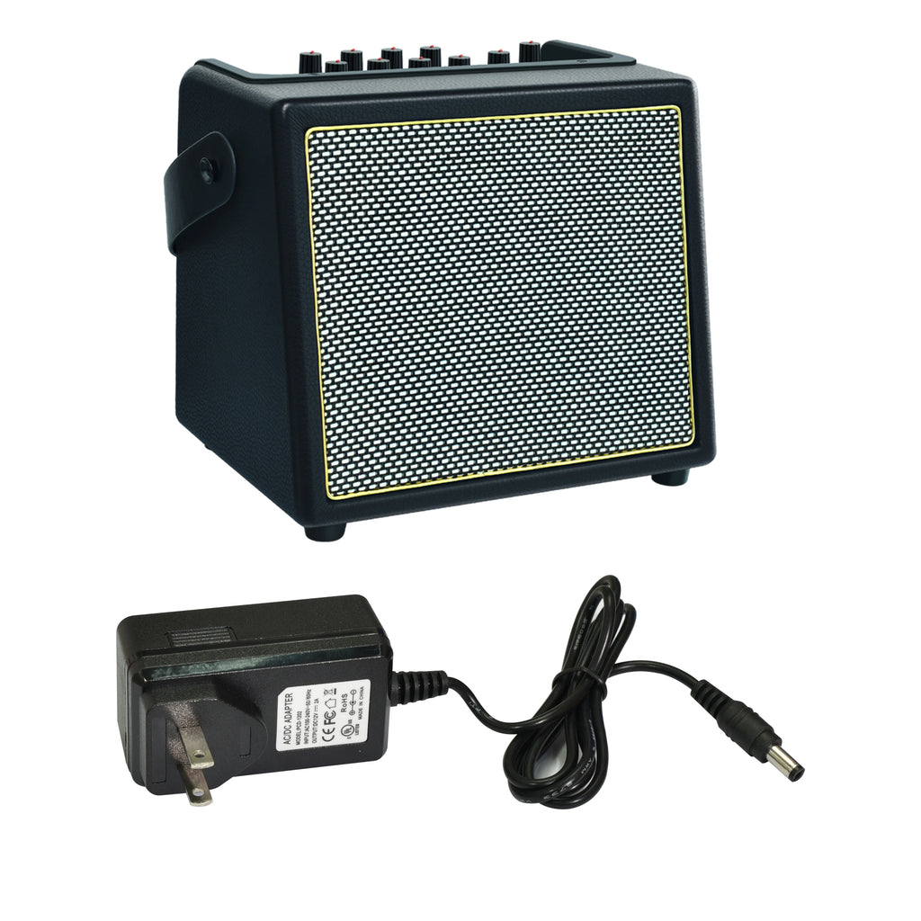 Rowin Acoustic Guitar Amplifier,30 Watt Bluetooth Speaker Rechargeable Battery Acoustic Guitar Amp with Reverb Chorus Effect