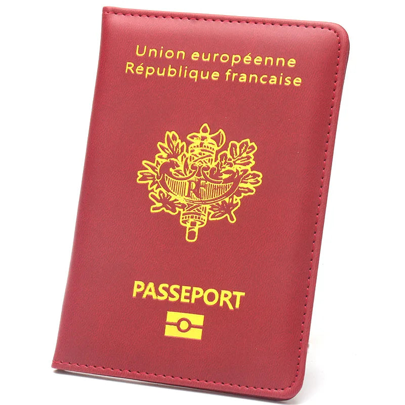 High End Leather Passport Holder Passport Protection Cover Passport Case Plane Ticket Holder Id Card Holder Travel Accessories