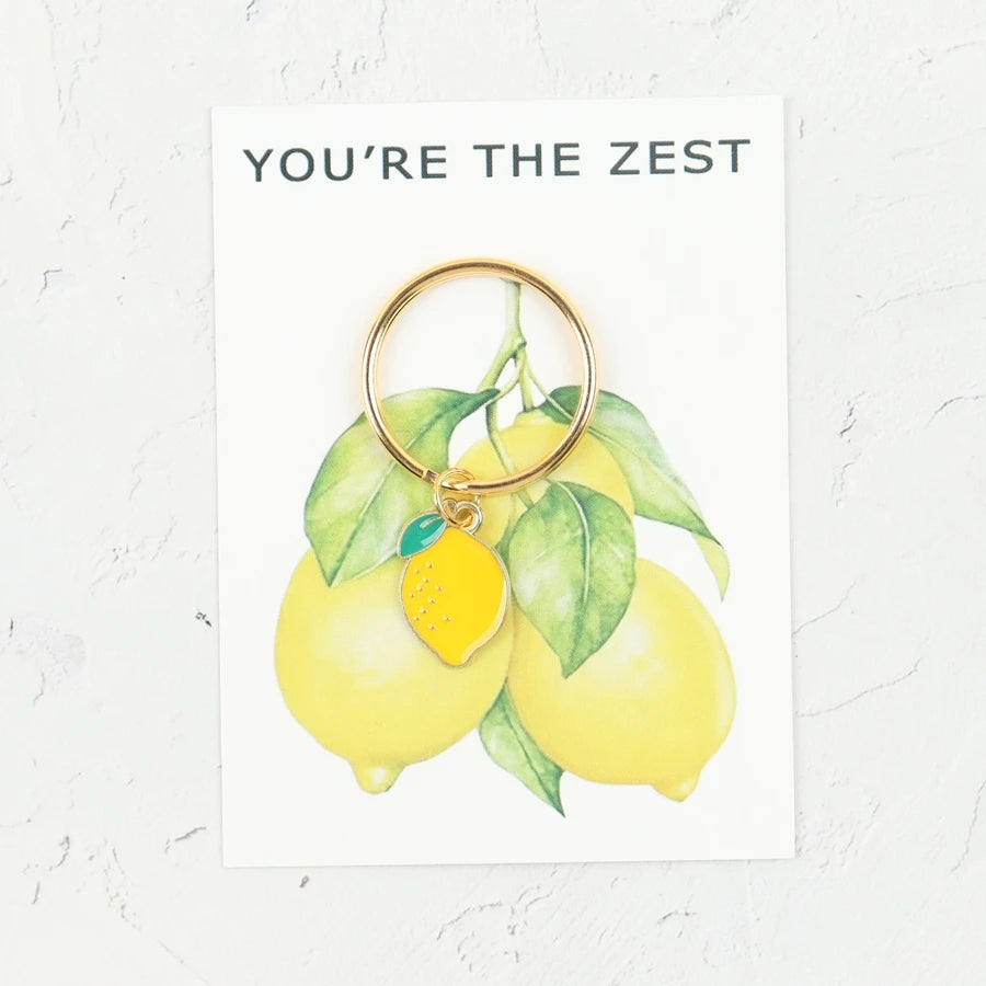 7 Chic Lemon Keychains, Including Positive Lemon Cards, Are Perfect for Back-To-School, Birthdays, Parties, Unique Friendship Keepsakes, Charming Summer Lemon Decorations, and as Inspirational Gifts for the Family.