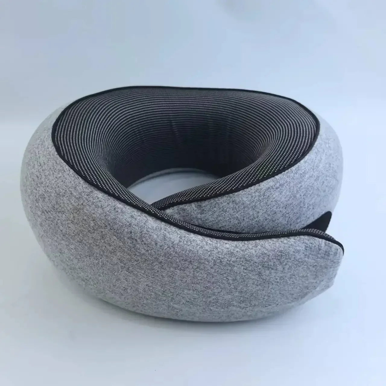 1PC Travel Neck Support Portable Adjustable Soft Noon Break Sleep Pillows Memory Foam U-shaped Pillow Snail Style