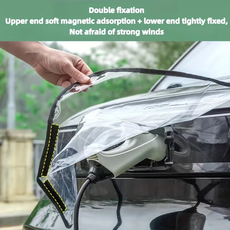 Universal New Energy Vehicle Charging Port Rain Cover Outdoor Dust Protection Protection Waterproof Charger Gun Protection Cover