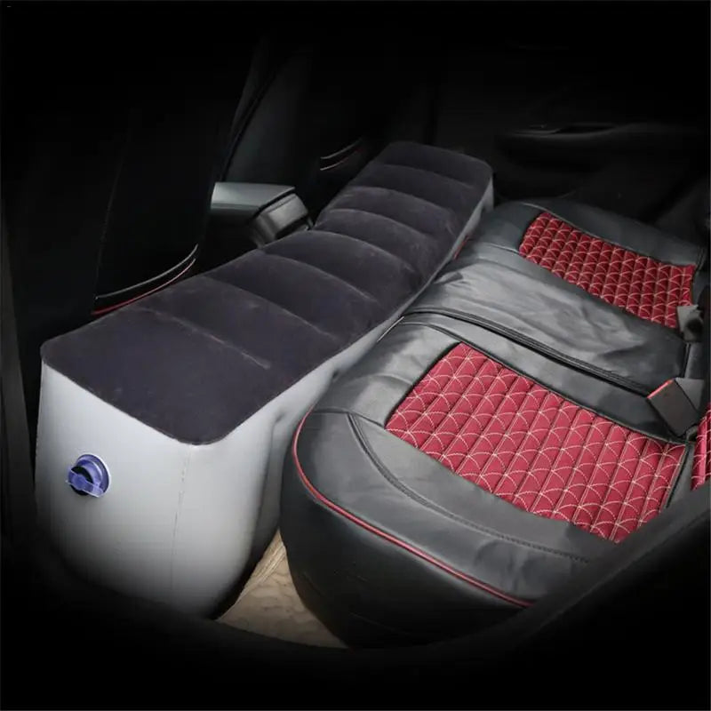 Inflatable Car Travel Bed Rear Seat Iable Air Mattress PVC Cushion Car Travel Bed For Car SUV Self-driving Camping Accessories