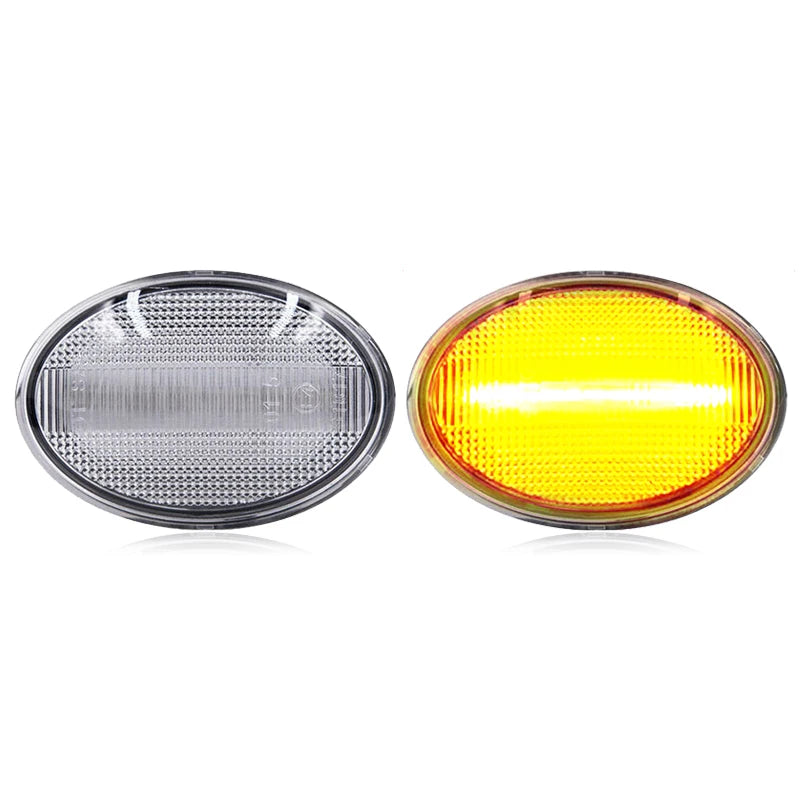 12V Clear Lens LED Side Marker Lamp Assembly For Mini Cooper R55/R55N R56/R56N R57/R57N R58 R59 Blinker Turn Signal Light