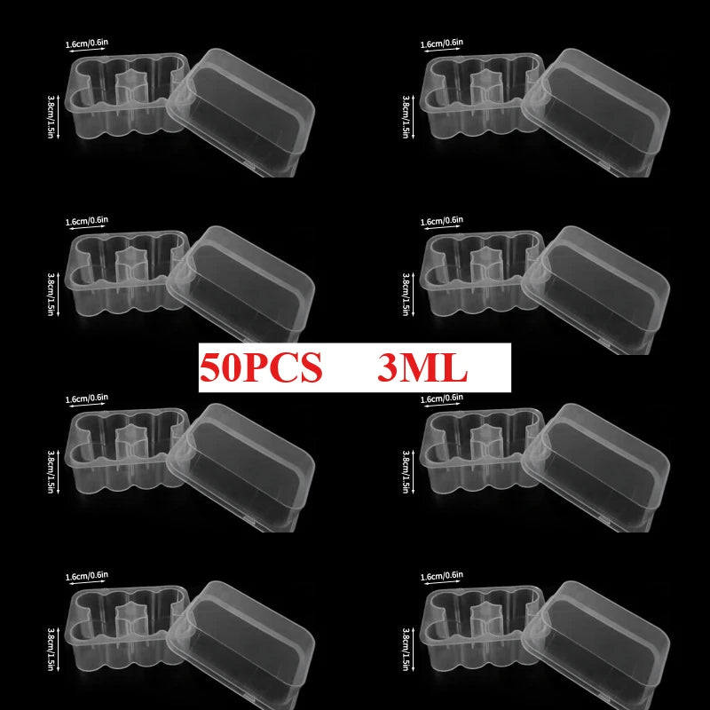 3ML/5ML/7ML Vial Peptide Storage Box Vial Peptide Storage Case Microtube Storage Box Vial Storage Freezer Tube Storage Box