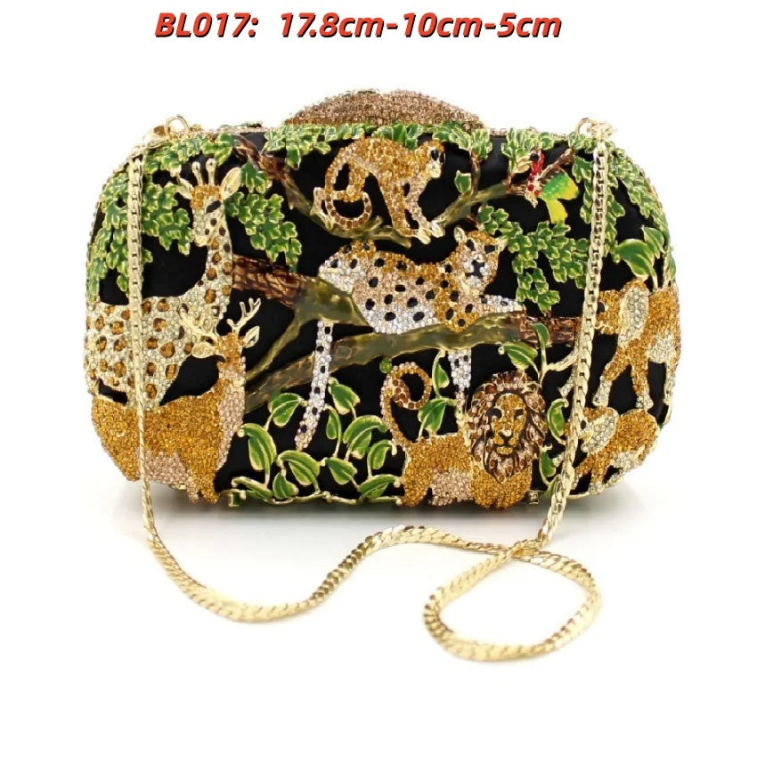 2026 Sparkly Diamond Dinner Bag Hollow Rhinestone Banquet Clutch Bag Women Evening Party Wedding Bridal Purse Rhinestone Handbag