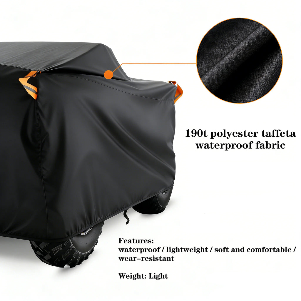 190T Universal Quad Bike ATV Cover Waterproof Dust UV Protector for Motorcycle Scooter Kart Motorbike for Polaris Honda Yamaha