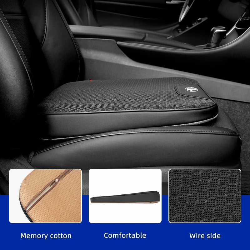 Car Ice Silk Booster Cushion Increase Seat Pad Slant Mat Auto Accessories For Morris Garages MG 3 5 6 7 ZS HS GS Hector TF GT ZR